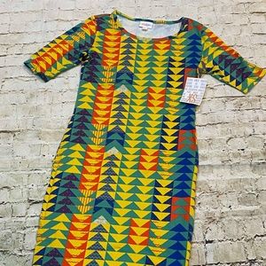 Lularoe Julia Multiple Colored XS